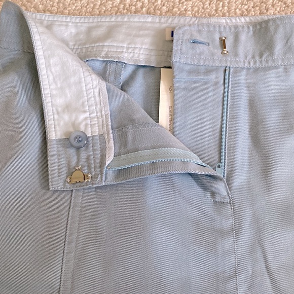 NWT How & Wen Light Blue Chambray A-Line Skirt Size 6 - Picture 6 of 7